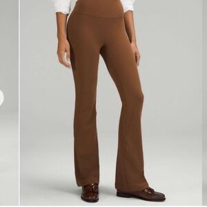 lululemon athletica Brown Flare Leggings